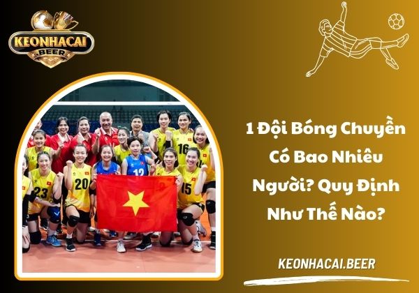 1 đội bóng chuyền có bao nhiêu người? Quy định như thế nào?