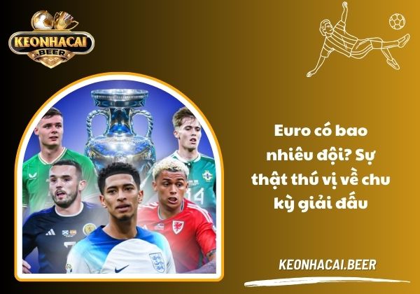 Euro có bao nhiêu đội? Sự thật thú vị về chu kỳ giải đấu